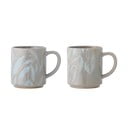 Sive šalice u setu 2 kom od kamenine 350 ml Aurora – Bloomingville