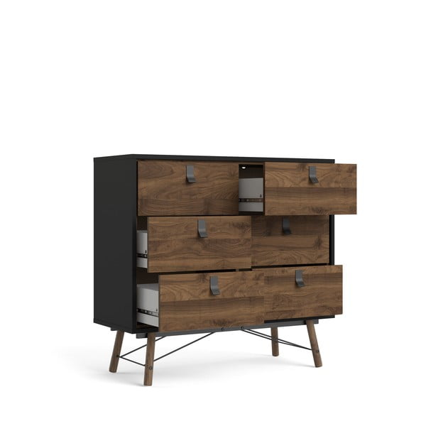 Tamnosmeđa komoda Tvilum Ry, 102 x 95 cm-image-4