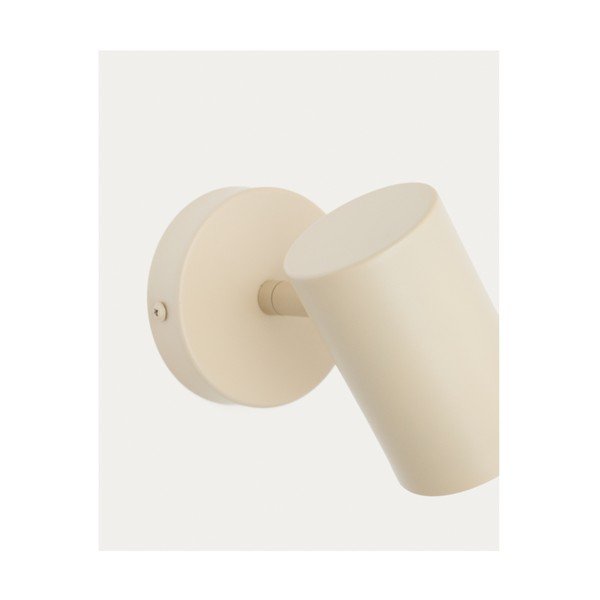 Bež metalna zidna lampa Manie – Kave Home-image-2