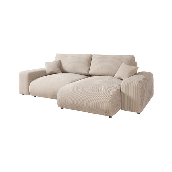 Bež kutna garnitura od samta (promjenjiva) Justin – Ropez-image-2