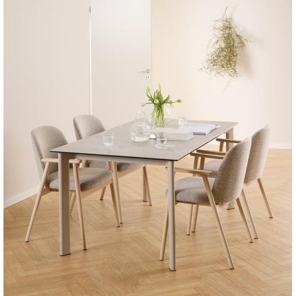 Bež blagovaonska stolica Leo – Actona-image-1