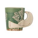 Zelena keramička šalica za cappuccino 260 ml Hezha – Bloomingville
