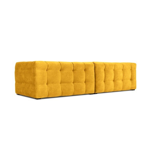 Žuta baršunasta sofa Windsor & Co Sofas Vest, 280 cm-image-4