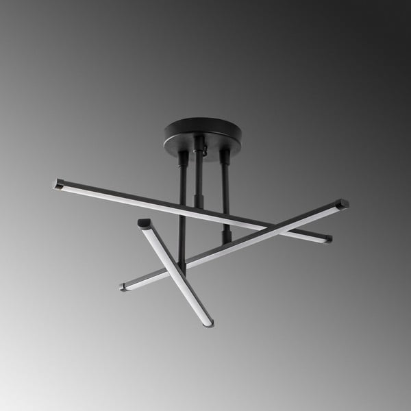 Crna LED stropna svjetiljka 26x51 cm Umut – Opviq lights-image-1