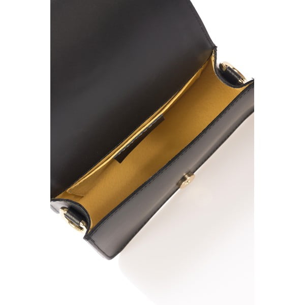 Crna kožna pismo torba Giorgio Costa Abelia-image-3