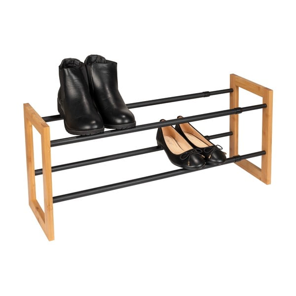 Crni/u prirodnoj boji metalni teleskopski stalak za cipele Ecori – Wenko-image-4