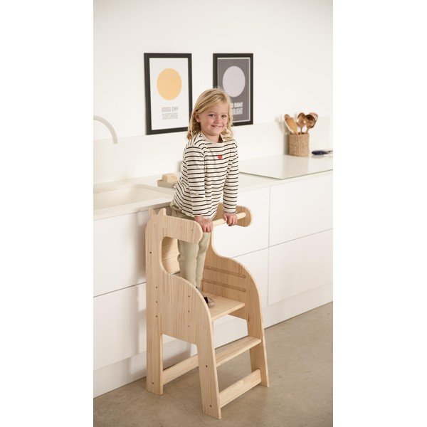 Dječja stolica / toranj od masivne borovine Little Nice Things Giraffe-image-3