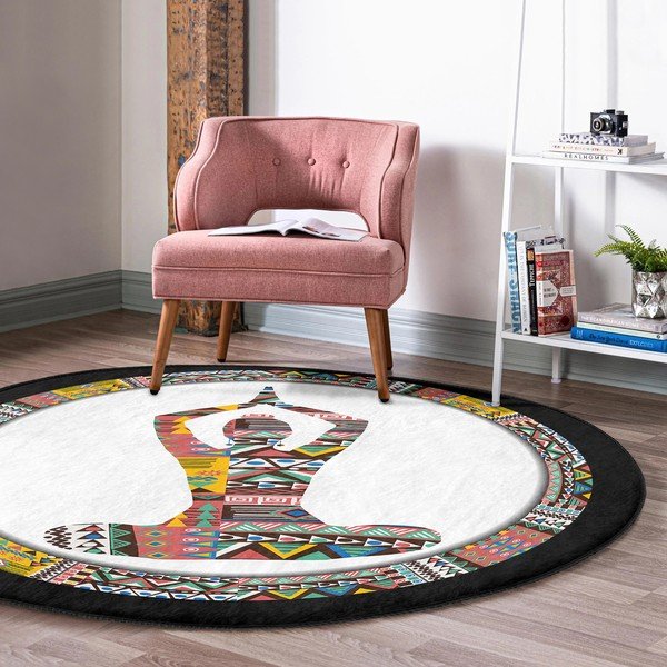Periv/pogodan za robotski usisavač okrugli tepih ø 80 cm Comfort – Mila Home-image-1