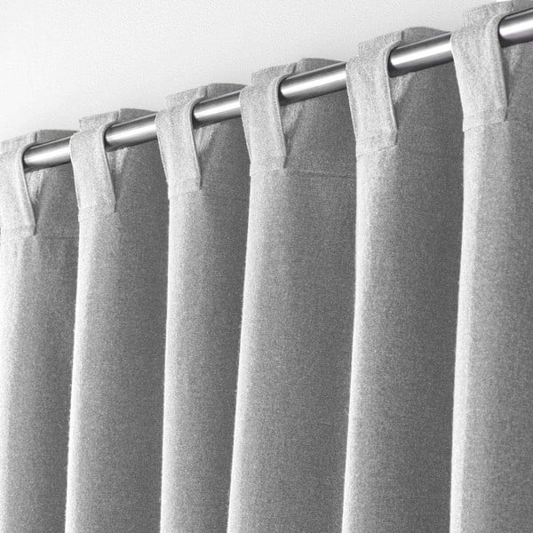 Svijetlo siva zavjesa 140x240 cm Mistraline – douceur d'intérieur-image-2