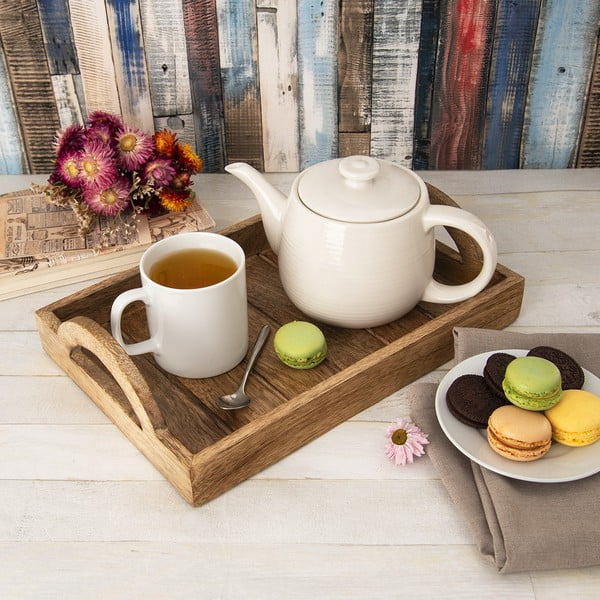 Drven pladanj za posluživanje 20.5x30.5 cm Mango – Orion-image-1