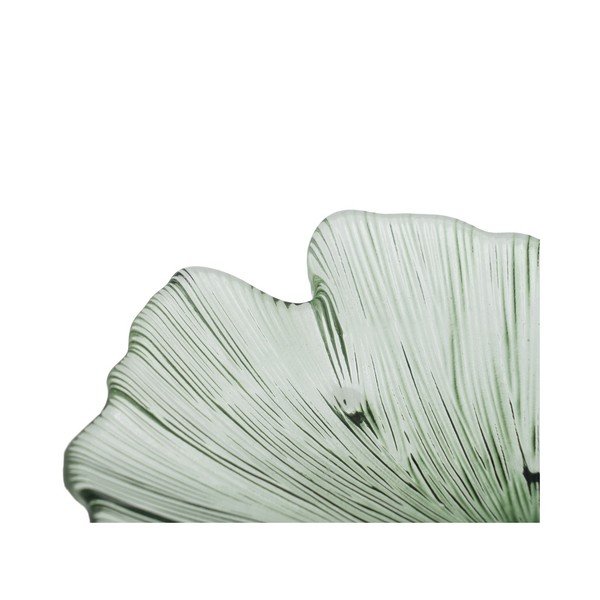 Stakleni ukrasni pladanj 16x17 cm Gingko – Ixia-image-4