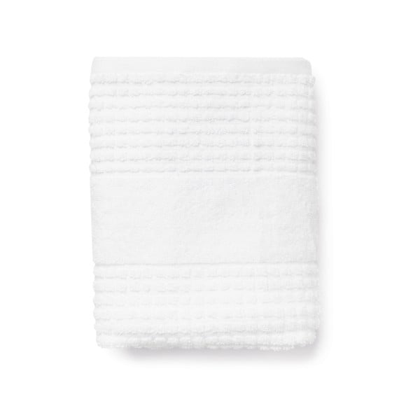 Bijeli ručnik od organskog pamuka od frotira 70x140 cm Check – JUNA-image-3