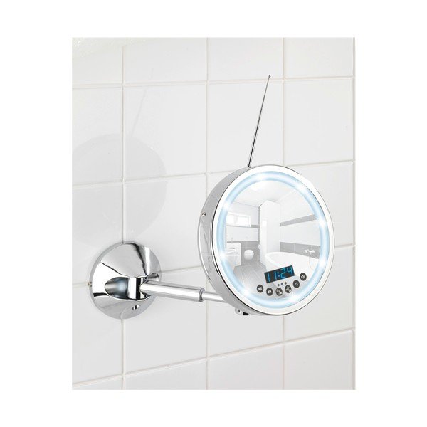 Zidno povećalo zrcalo s LED svjetlom i Wenko Imperial radiom-image-2