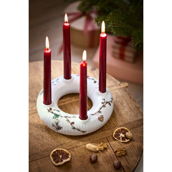 Porculanski adventski svijećnjak s božićnim motivom Hammershøi Christmas – Kähler Design-image-3
