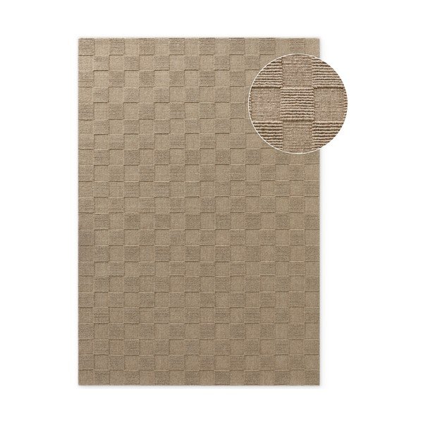 Smeđi ručno rađen vunen tepih 120x170 cm Scala – Villeroy&Boch