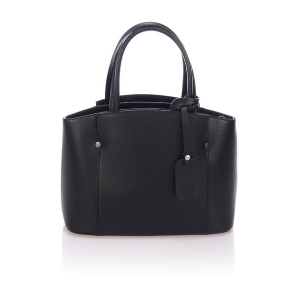 Crna kožna torbica Lisa Minardi Halona