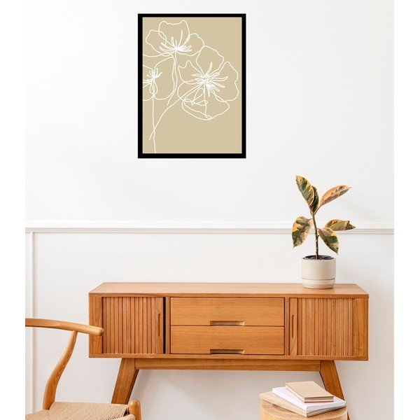 Plakat 29x41 cm White Poppy – Veronika Boulová-image-1