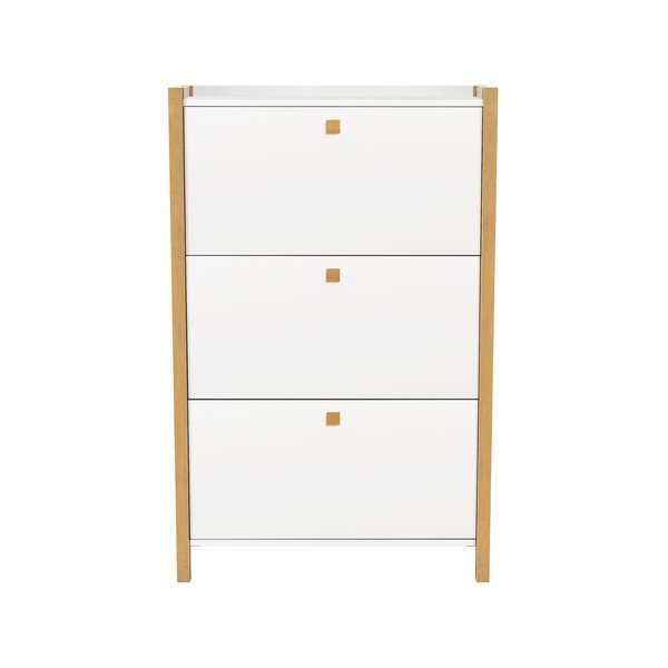 Bijeli cipelar s 3 preklopna vrata Woodman Hannover-image-2