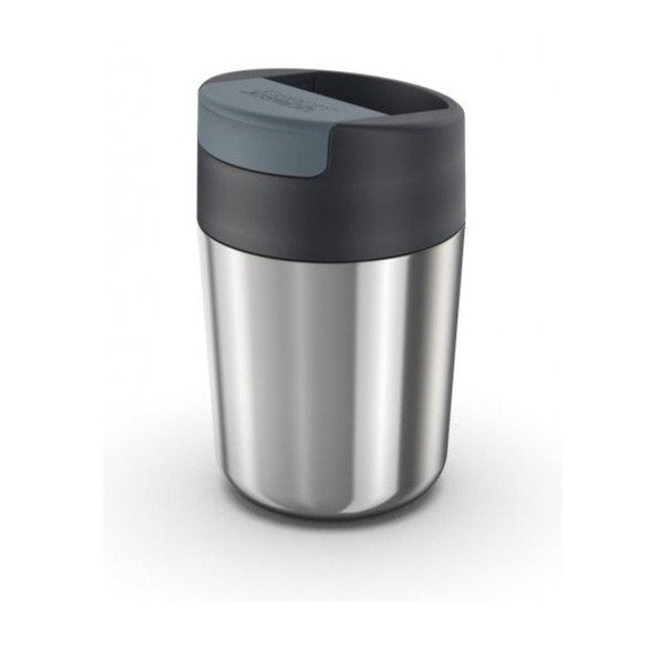 Tamno plava/u sjajno srebrnoj boji putna šalica 340 ml Sipp – Joseph Joseph