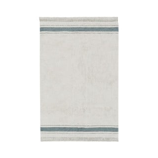 Plavi/krem periv/ručno rađen pamučan tepih 90x130 cm Gastro Vintage Blue – Lorena Canals