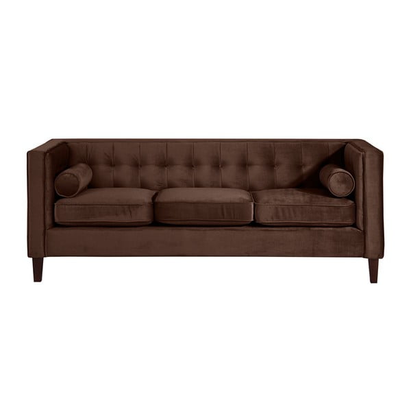 Smeđa kauč Max Winzer Jeronimo, 215 cm