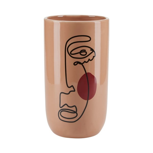 Ružičasta vaza Bahne & CO, visina 22,3 cm