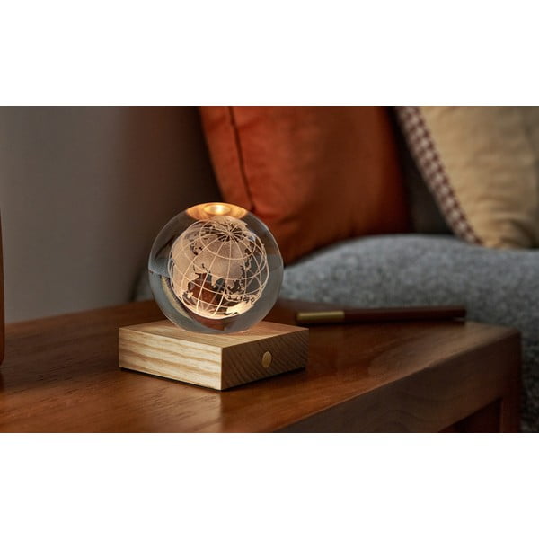 Tamno smeđi svjetlosni ukras s USB Amber – Gingko-image-4