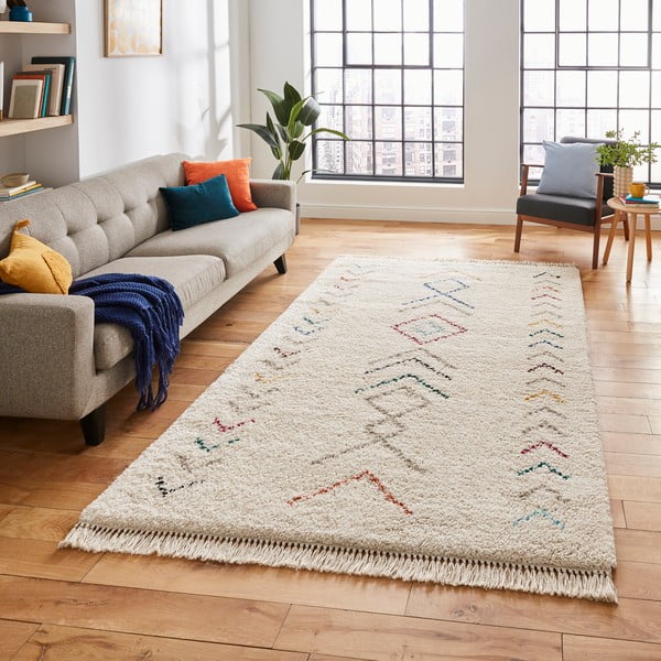 Krem tepih 160x220 cm Boho – Think Rugs-image-2