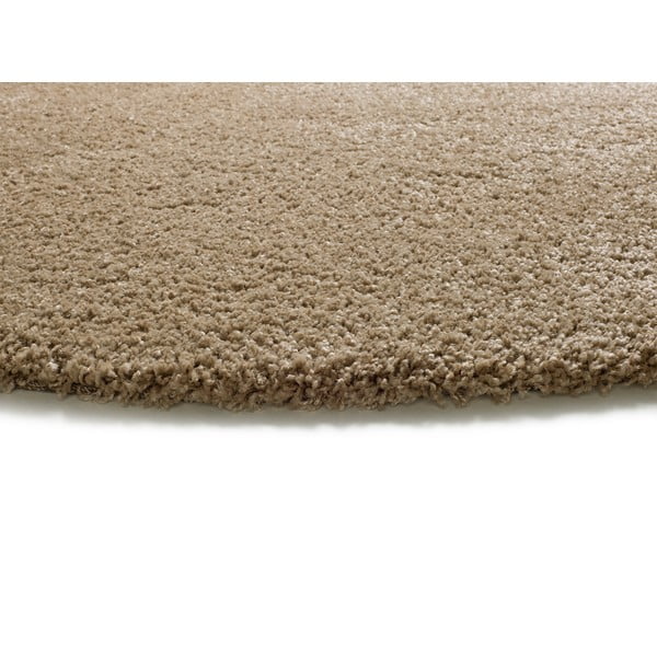 Svjetlo smeđi okrugli tepih ø 130 cm Norge – Universal-image-2