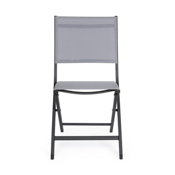 Siva metalna vrtna stolica Elin   – Bizzotto-image-2