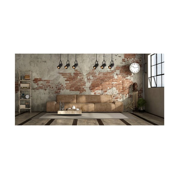 Crna stropna svjetiljka s metalnim sjenilom ø 8,5 cm Demir 2 – GTV-image-1