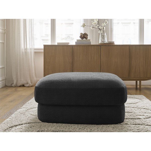 Crni tabure od šenila Leonore – Bobochic Paris-image-3