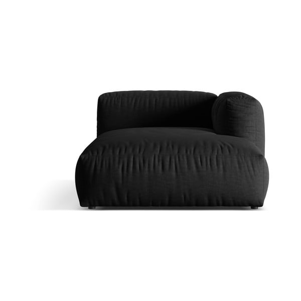 Crna modularna sjedeća garnitura (s desnim kutom) Martina – Micadoni Home