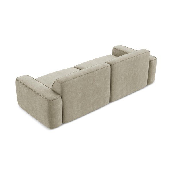 Bež sofa od šenila 244 cm Omao – Makamii-image-3