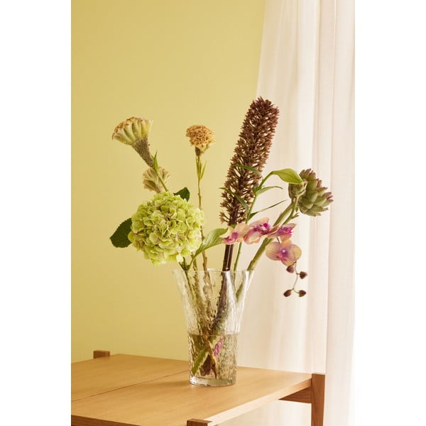 Staklena vaza (visina 30 cm) Ruffle – Hübsch-image-1