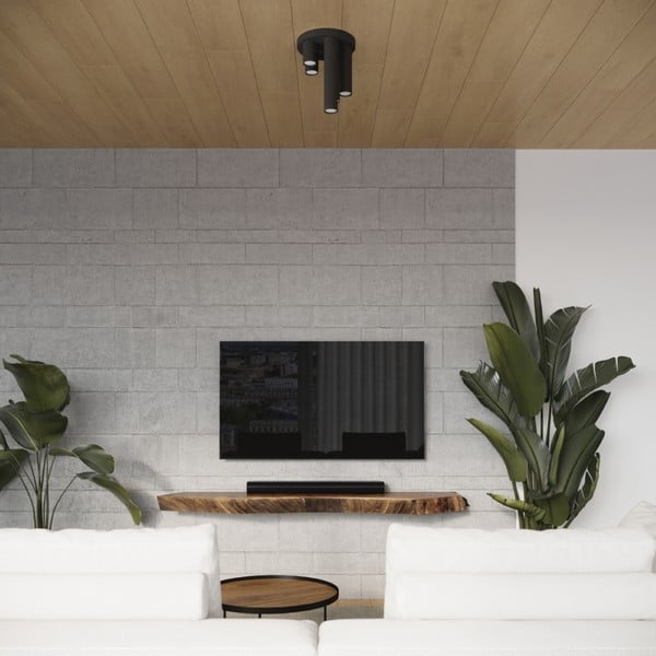 Crna stropna svjetiljka Castro – Sollux-image-4