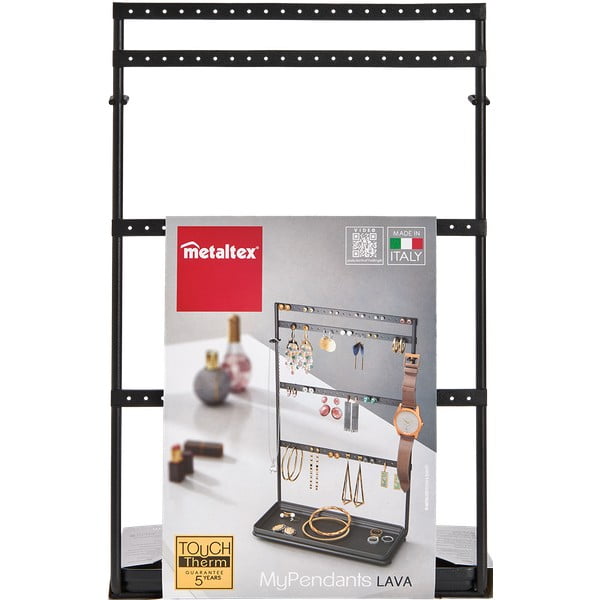 Crni organizator za nakit Metaltex My Pendants-image-4