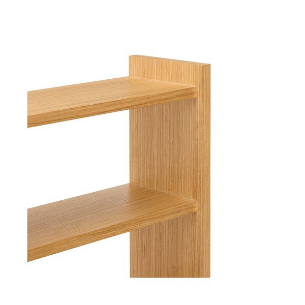 Polica s više razina u dekoru hrasta u prirodnoj boji 85 cm Kant – Hübsch-image-4