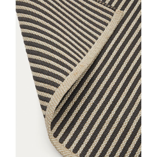 Crni/bež vanjski tepih 160x230 cm Satanca – Kave Home-image-2