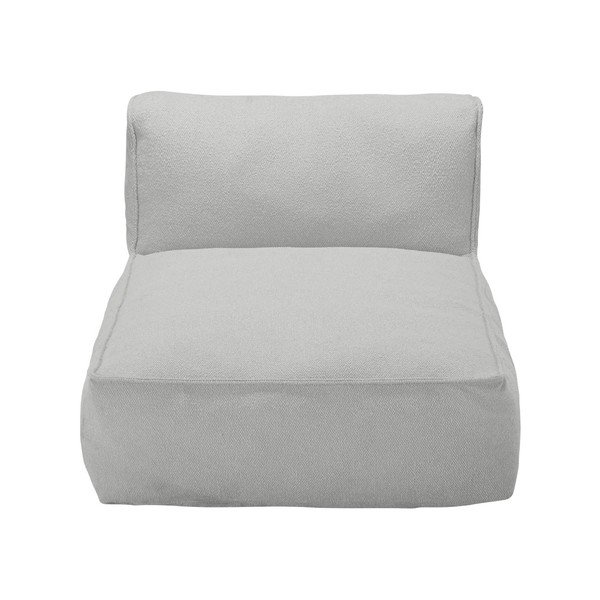 Svijetlo sivi modul za vrtne sjedeće garniture od bouclé tkanine (srednji modul ) Grow – Blomus