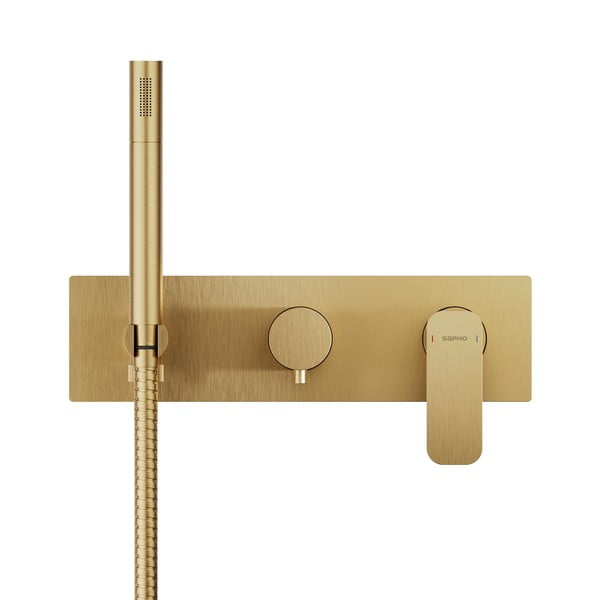 Ugrađena slavina za tuš u zlatnoj boji (s 3 izlaza) Spy – Sapho-image-2