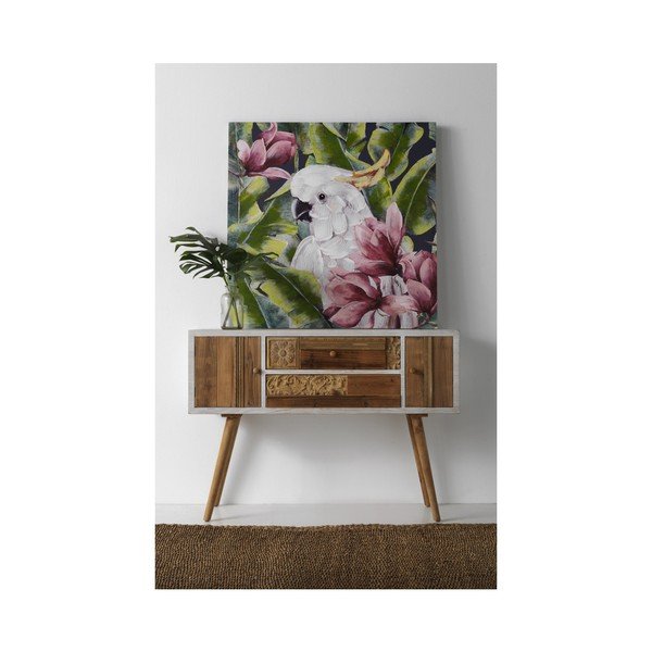 Zidna slika na platnu Guske moderni stil Cockatoo Cubico, 100 x 100 cm-image-1