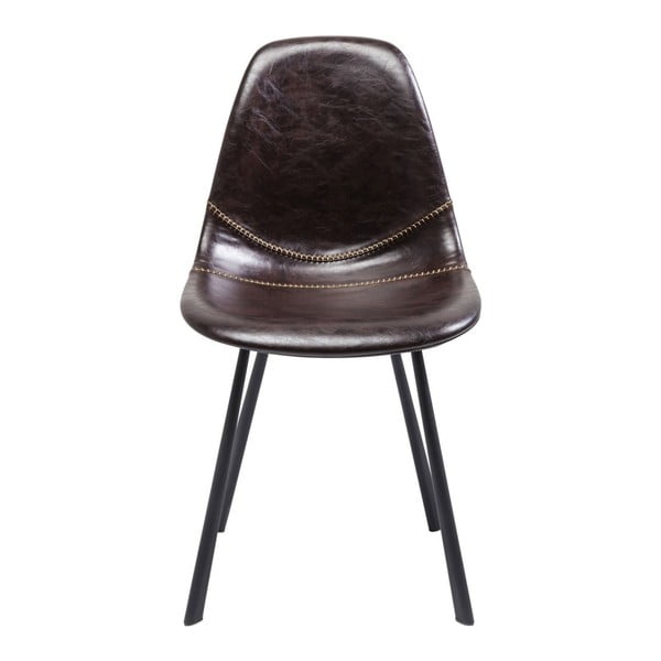 Smeđa Kare Design Lounge stolica