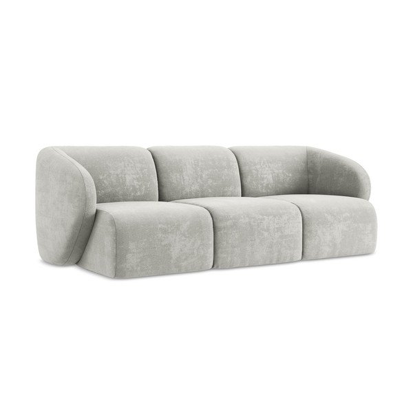 Svijetlo siva sofa od šenila 244 cm Lani – Makamii-image-1