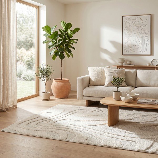 Krem tepih 120x170 cm Dune – ESTE-image-1