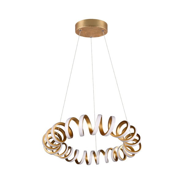 LED viseća svjetiljka u zlatnoj boji ø 55 cm Curl – Trio