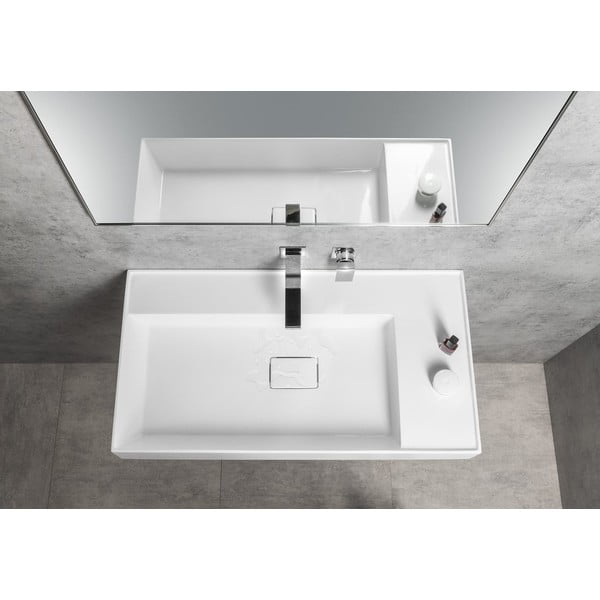 Mat crna ugrađena slavina za umivaonik (s 1 izlazom) Latus – Sapho-image-3