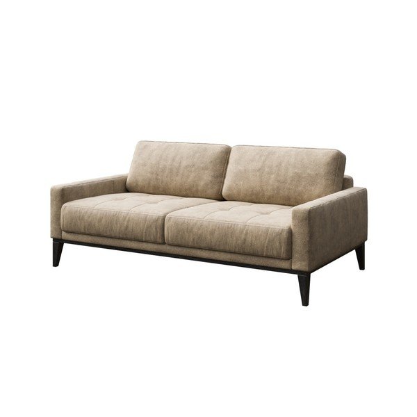 Bež kauč od imitacije kože MESONICA Musso Tufted, 173 cm-image-2