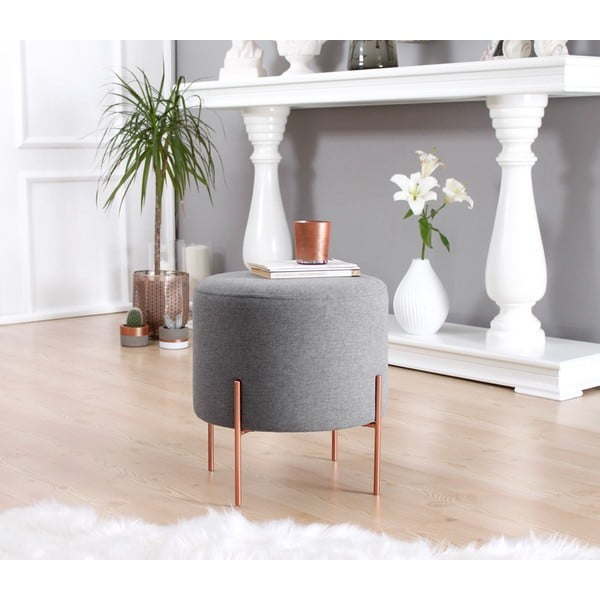 Sivi tabure Copper – Artie-image-3