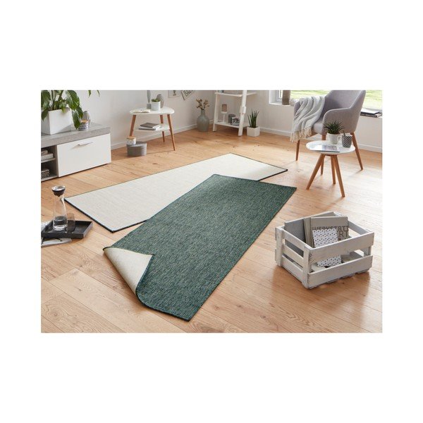 Tamnozeleni obostrani gazni sloj pogodan za outdoor bougari Miami, 80 x 350 cm-image-1